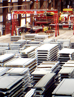 steel sheets for shipment to manufacturers
